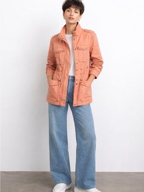 Forever 21 Studded Utility Jacket Size S